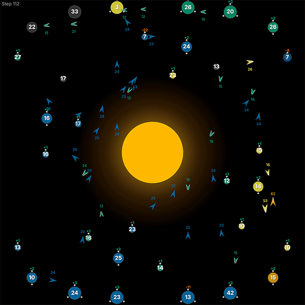 Orbit Wars gameplay gif